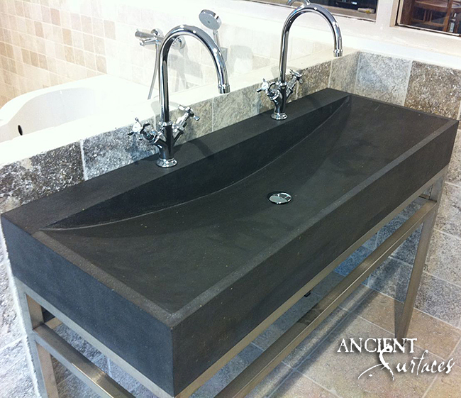 Bathroom Belgium Black Basalt Sinks-03
