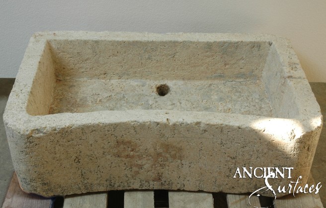 Bathroom Trough Limestone Shallow Sink-27