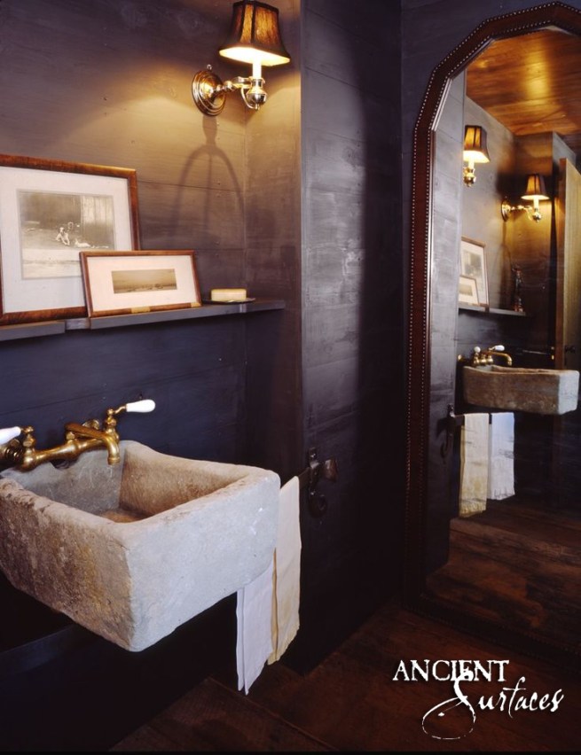 Bathroom Trough Limestone Thick Sink-04