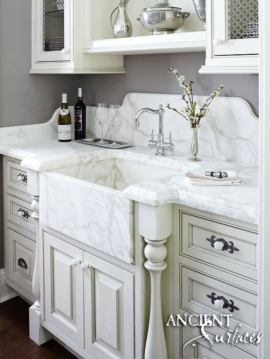 Bathroom Trough Marble Sink-12