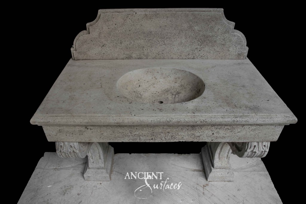 reclaimed limestone sinks
antique limestone basins
Ancient Surfaces stone sinks
hand-carved stone sink
historic limestone fixtures
timeless reclaimed stone sinks
architectural stone basins
limestone sink with patina
old-world stone sink
stone console bathroom sink
Tuscan kitchen stone sink
primitive limestone basin
limestone drainboard sink
stone sinks for wine rooms
reclaimed ancient limestone